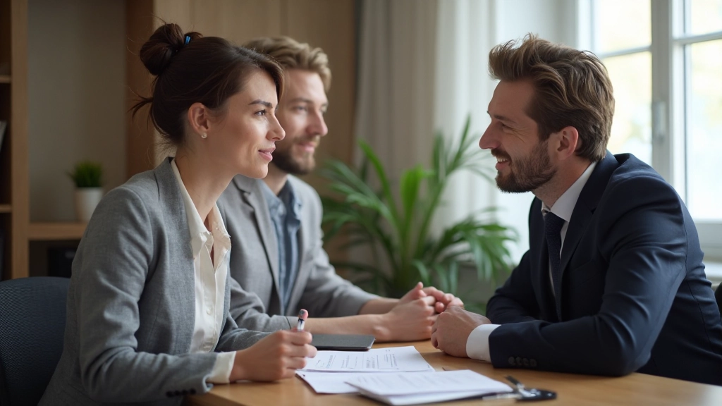 En ledare som lyssnar uppmärksamt på en anställd under ett privat samtal på kontoret, båda sittande vid ett bord